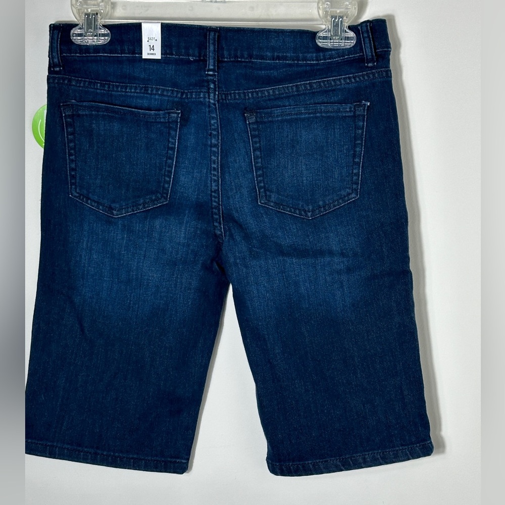 The Children’s Place Girls Stretch Denim Skimmer Shorts - Holly Wash - Picture 4 of 6